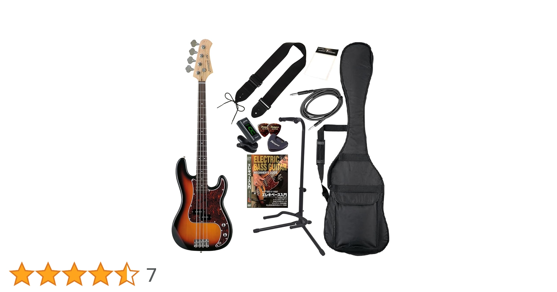 エレキベース PJタイプ サンバースト プレシジョンベース (サンバースト) | フォトジェニック | PB